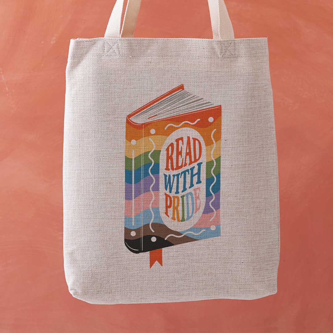 NEW LGBTQIA+ - Read with Pride - Tote Bag