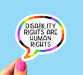 Disability rights sticker, Social justice, Human rights