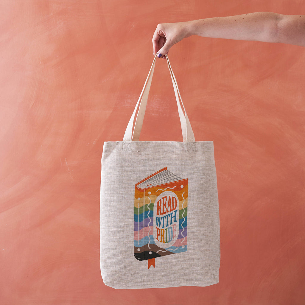 NEW LGBTQIA+ - Read with Pride - Tote Bag